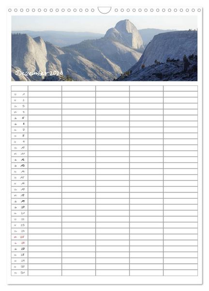 Produktbild: Kalifornien - Familienplaner 2026 (Wandkalender 2026 DIN A3 hoch), CALVENDO Monatskalender