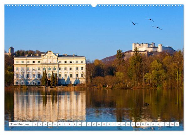 Produktbild: Ausflugsziele im Land Salzburg (hochwertiger Premium Wandkalender 2026 DIN A2 quer), Kunstdruck in Hochglanz