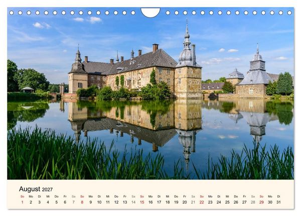 Produktbild: Schl&ouml;sser und Burgen in NRW (Wandkalender 2027 DIN A4 quer), CALVENDO Monatskalender