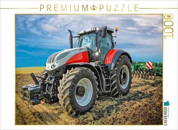 CALVENDO Puzzle Ein Motiv aus dem Kalender Traktor Giganten | 1000 Teile Lege-Größe 64x48cm Foto-Puzzle für glückliche Stunden