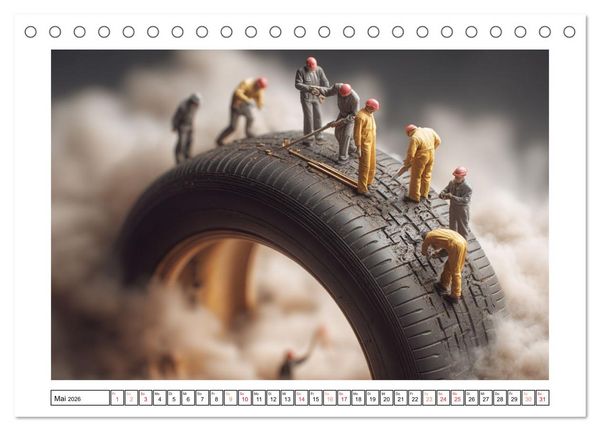 Produktbild: Kleine Helden &ndash; Gro&szlig;es Handwerk (Tischkalender 2026 DIN A5 quer), CALVENDO Monatskalender