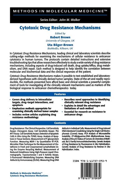 Produktbild: Cytotoxic Drug Resistance Mechanisms