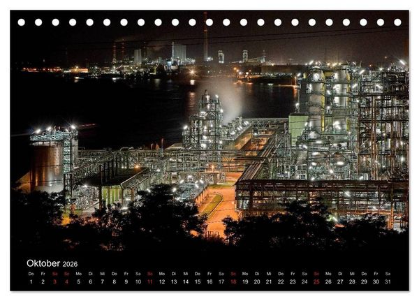 Produktbild: Duisburgs N&auml;chte (Tischkalender 2026 DIN A5 quer), CALVENDO Monatskalender