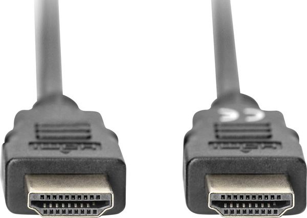 Digitus HDMI Anschlusskabel HDMI-A Stecker, HDMI-A Stecker 2.00m Schwarz DB-330123-020-S Audio Return Channel, Ultra HD (4k) HDMI