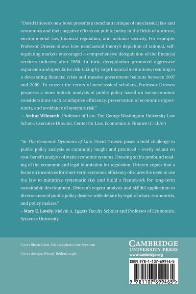 Produktbild: The Economic Dynamics of Law