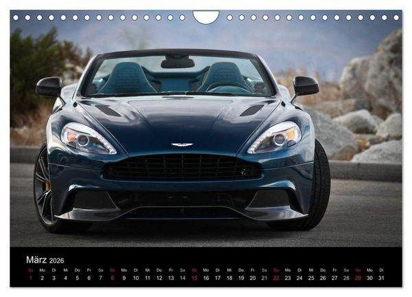 Produktbild: Aston Martin Vanquish Volante (Wandkalender 2026 DIN A4 quer), CALVENDO Monatskalender