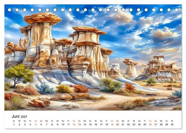 Produktbild: Kanada - Weite, Wasser, Wunder (Tischkalender 2027 DIN A5 quer), CALVENDO Monatskalender
