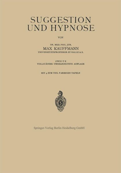 Produktbild: Suggestion und Hypnose