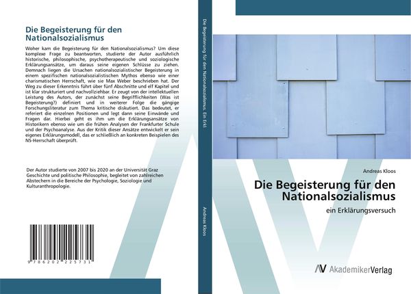 Die Begeisterung für den Nationalsozialismus, Taschenbuch von Andreas Kloos, AV Akademikerverlag, 9786202225731