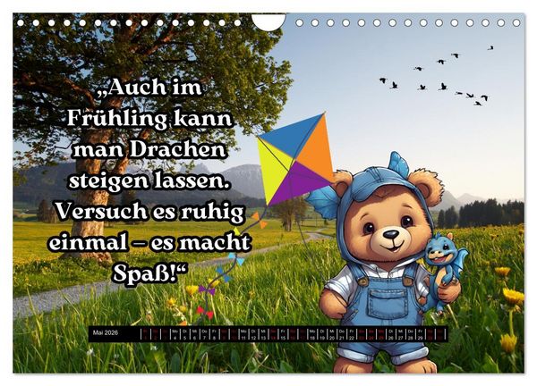 Produktbild: Flynn und seine aufregende Reise durch das Jahr (Wandkalender 2026 DIN A4 quer), CALVENDO Monatskalender
