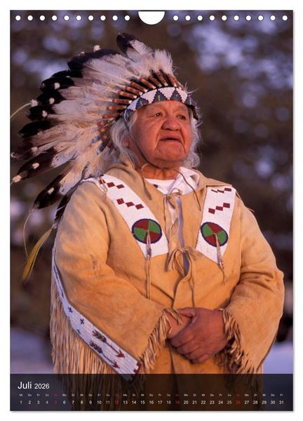 Produktbild: Indianer, Portrait Collection 1 (Wandkalender 2026 DIN A4 hoch), CALVENDO Monatskalender