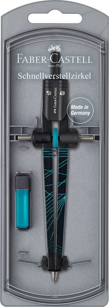 Produktbild: Faber-Castell Schnellverstellzirkel Twister 17cm 3fach sortiert