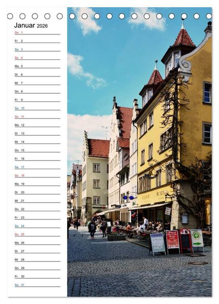 Produktbild: Lindau - Inselstadt am Bodensee (Tischkalender 2026 DIN A5 hoch), CALVENDO Monatskalender