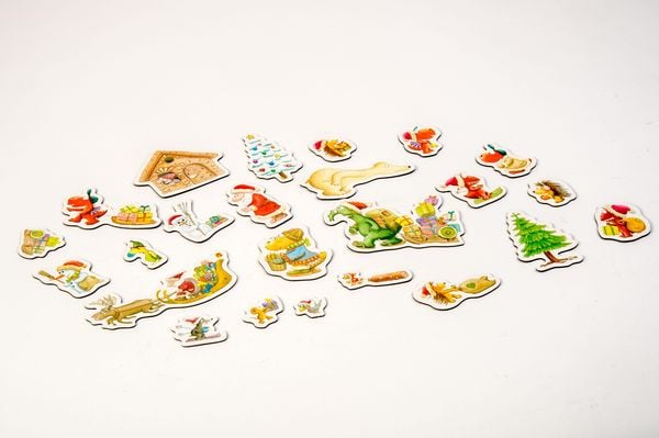 Produktbild: Der kleine Drache Kokosnuss - Magnet-Adventskalender mit 24 verschiedenen Magnet-Motiven