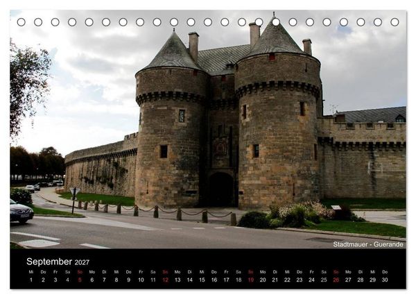 Produktbild: Bretagne - Zwischen Meer und Geschichte (Tischkalender 2027 DIN A5 quer), CALVENDO Monatskalender