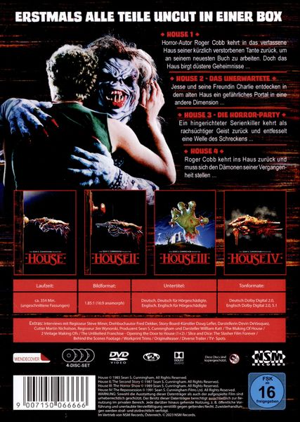 Produktbild: House Collection - Teil 1-4 (Uncut) [4 DVDs]