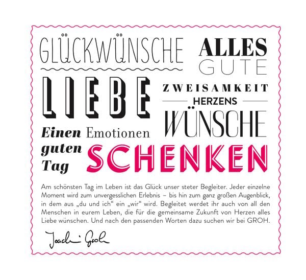 Produktbild: Was ich euch w&uuml;nsche zur Hochzeit