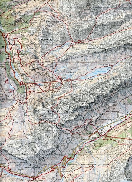 Produktbild: Swisstopo 1 : 33 333 Klausenpass