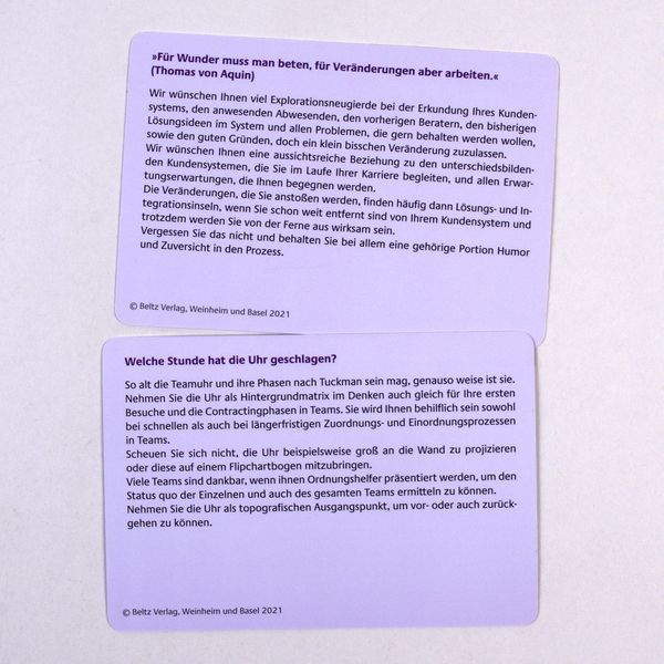 Produktbild: Kartenset Systemische Teamorganisationsprozesse