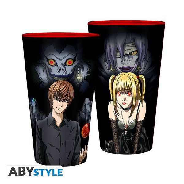 Produktbild: DEATH NOTE - Large Glass - 400ml - Light & Misa