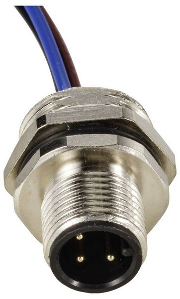 Produktbild: TRU COMPONENTS TC-12833204 Sensor/Aktor Einbaustecker M12 Stecker, Einbau 0.5 m Polzahl Sensoren: 3 1 St.