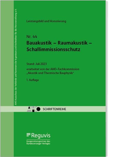 Produktbild: Bauakustik &ndash; Raumakustik &ndash; Schallimmissionsschutz