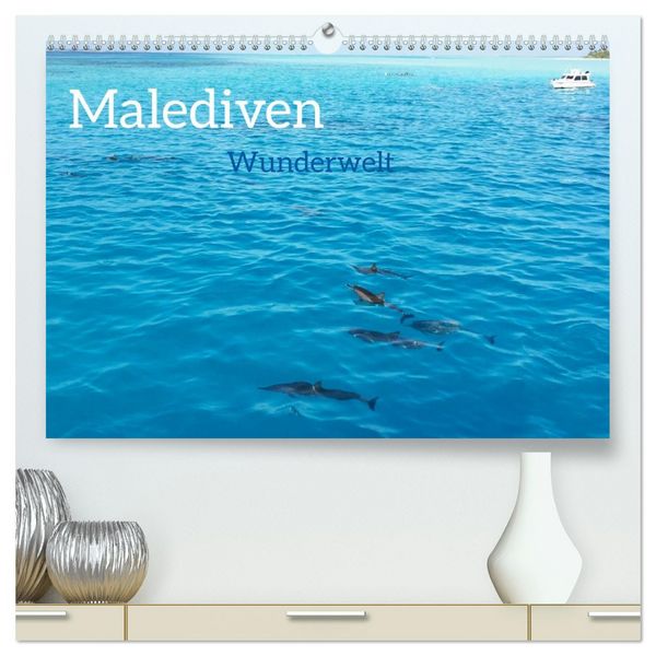 Produktbild: MALEDIVEN Wunderwelt (hochwertiger Premium Wandkalender 2026 DIN A2 quer), Kunstdruck in Hochglanz
