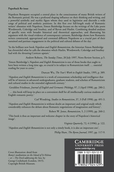 Produktbild: Napoleon and English Romanticism
