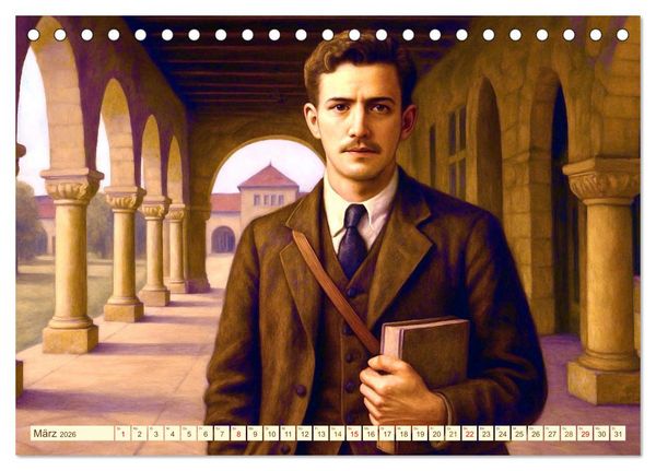 Produktbild: John Steinbeck (Tischkalender 2026 DIN A5 quer), CALVENDO Monatskalender