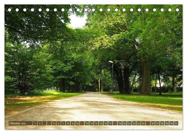 Produktbild: Impressionen - G&uuml;tersloh entlang der Dalke (Tischkalender 2026 DIN A5 quer), CALVENDO Monatskalender