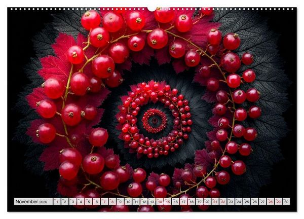 Produktbild: Fibonacci&rsquo;s Garten (hochwertiger Premium Wandkalender 2026 DIN A2 quer), Kunstdruck in Hochglanz
