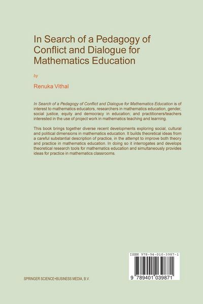 Produktbild: In Search of a Pedagogy of Conflict and Dialogue for Mathematics Education