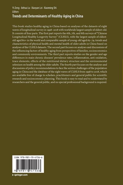 Produktbild: Trends and Determinants of Healthy Aging in China