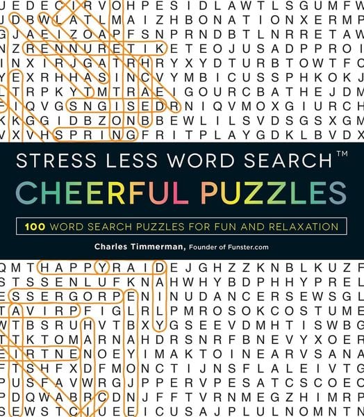 Produktbild: Stress Less Word Search - Cheerful Puzzles