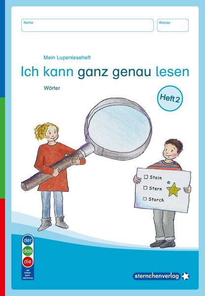 Produktbild: Mein Lupenleseheft 1 und 2 - Ich kann ganz genau lesen - DaZ - Ausgabe in Artikelkennzeichnung