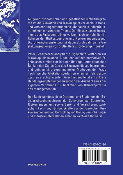Produktbild: Risikokapitalallokation in dezentral organisierten Unternehmen