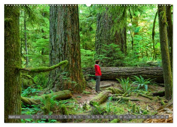 Produktbild: Kanada der Westen (hochwertiger Premium Wandkalender 2026 DIN A2 quer), Kunstdruck in Hochglanz