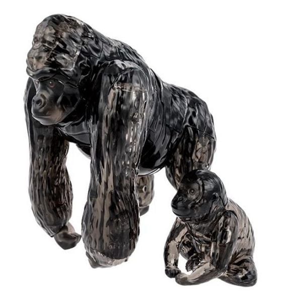 Produktbild: 3D Crystal Puzzle - Gorillapaar - 48 Teile