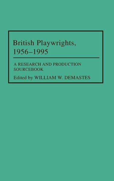 Produktbild: British Playwrights, 1956-1995