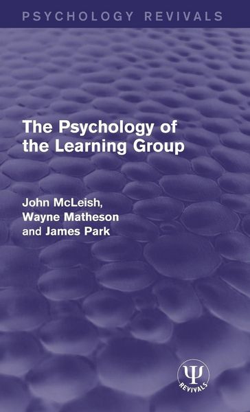 Produktbild: The Psychology of the Learning Group