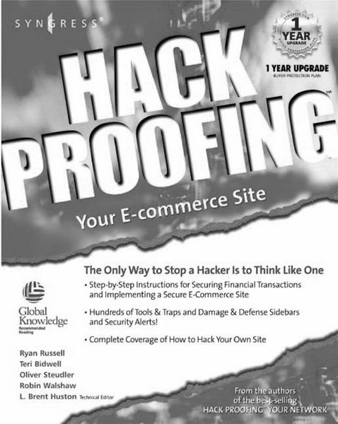 Produktbild: Hack Proofing Your E-commerce Web Site