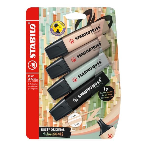 Produktbild: STABILO Textmarker BOSS ORIGINAL NatureCOL.
