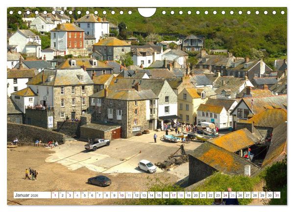 Produktbild: Port Isaac, Heimat der Fishermen`s Friends (Wandkalender 2026 DIN A4 quer), CALVENDO Monatskalender
