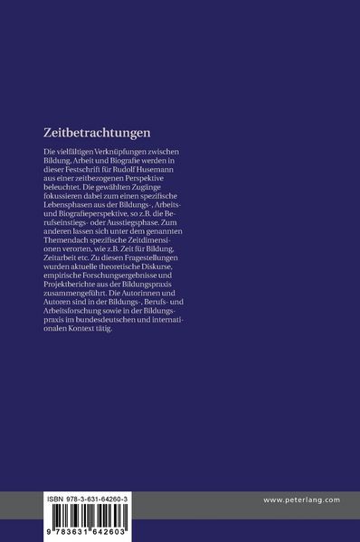 Produktbild: Zeitbetrachtungen