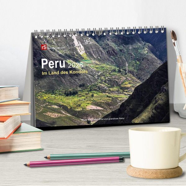 Produktbild: Peru 2026 Im Land des Kondors (Tischkalender 2026 DIN A5 quer), CALVENDO Monatskalender