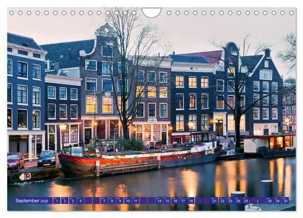 Produktbild: AWESOME AMSTERDAM (Wall Calendar 2026 DIN A4 landscape), CALVENDO 12 Month Wall Calendar