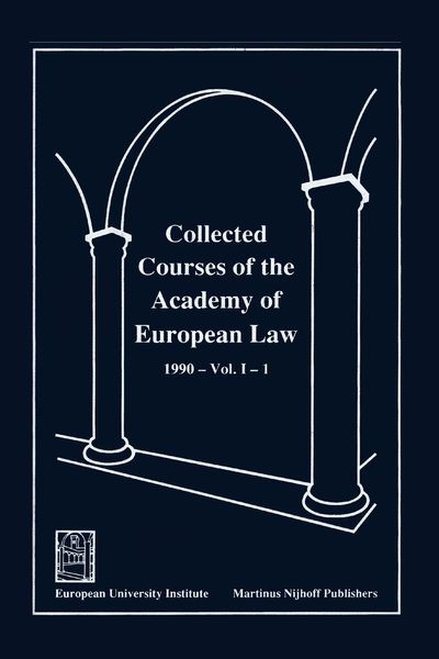 Produktbild: Collected Courses of the Academy of European Law