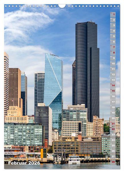 Produktbild: SEATTLE Imposante Stadt- und Naturimpressionen (Wandkalender 2026 DIN A3 hoch), CALVENDO Monatskalender