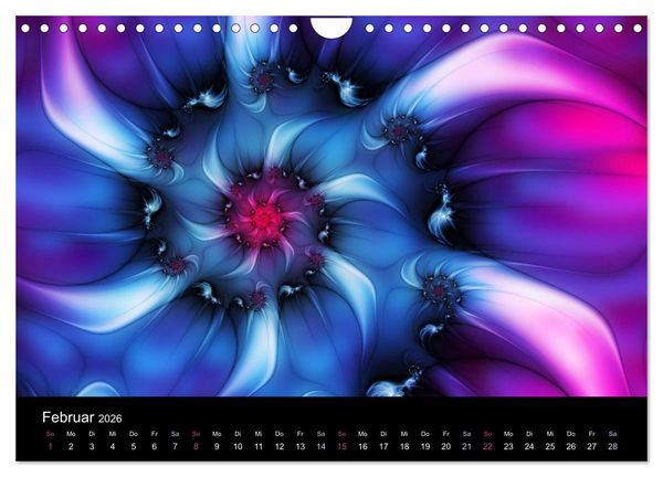 Produktbild: Neonfarben (Wandkalender 2026 DIN A4 quer), CALVENDO Monatskalender