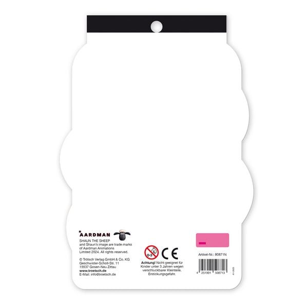 Produktbild: Tr&ouml;tsch Shaun das Schaf Stickerblock